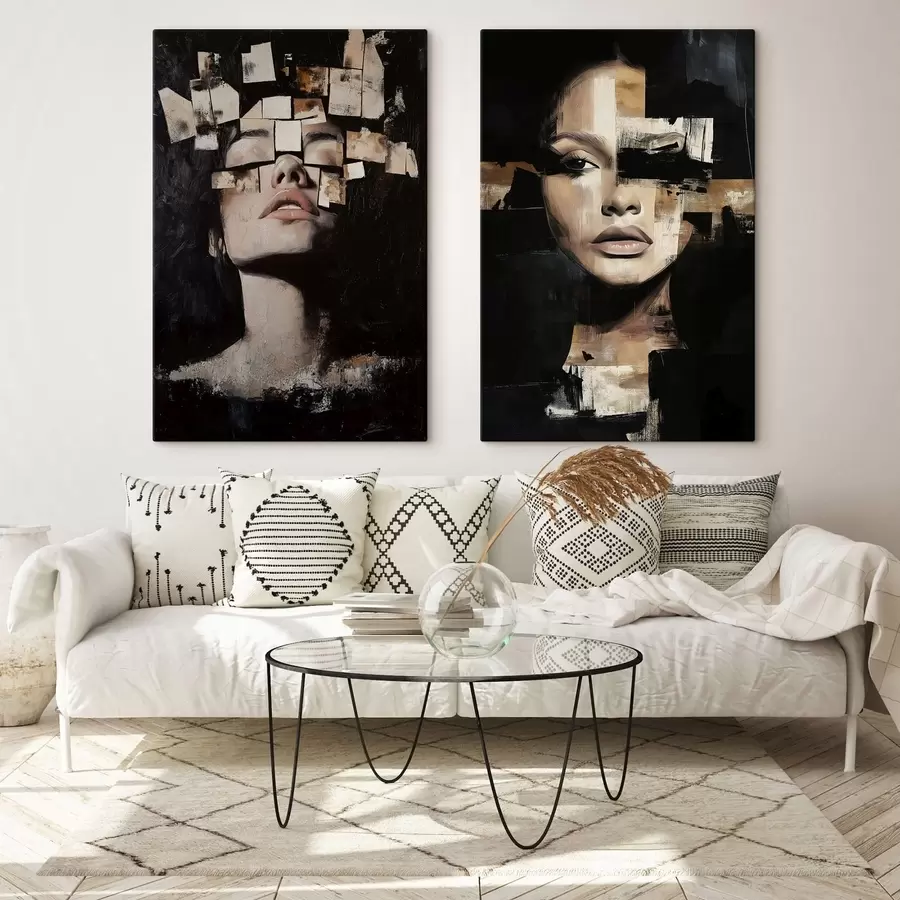 Fototapetai Abstraktūs veidai m30498