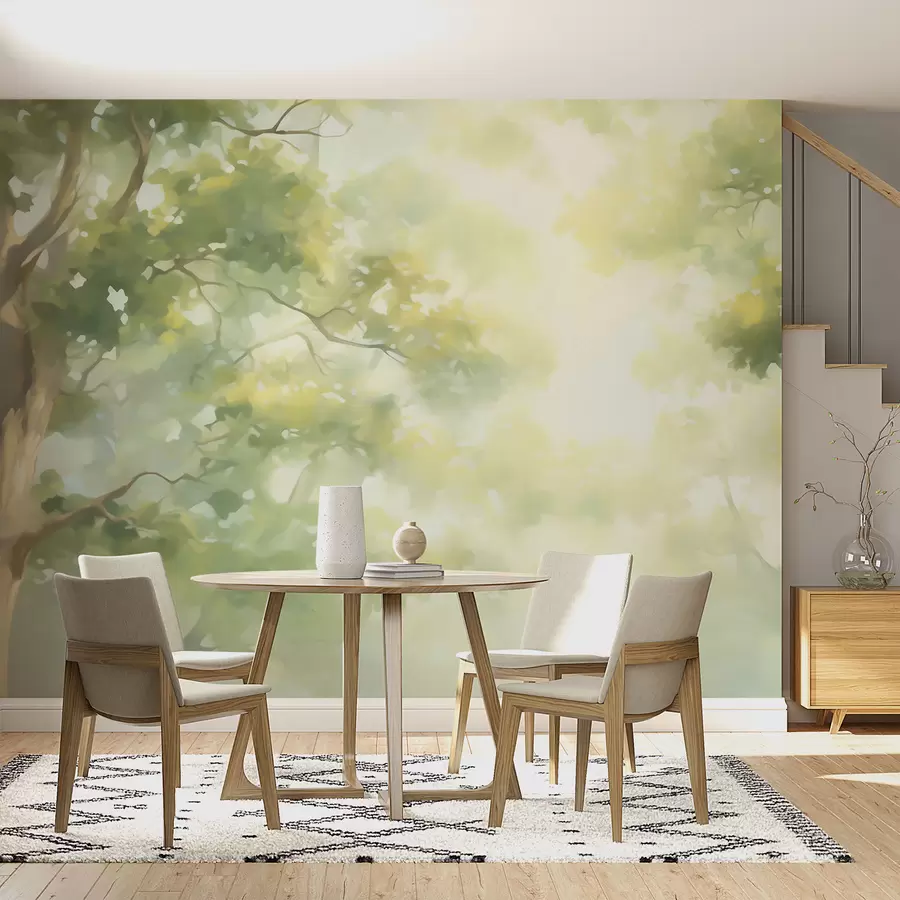 Fototapetai Abstraktus paveikslas, imituojantis medžio šakas w05588