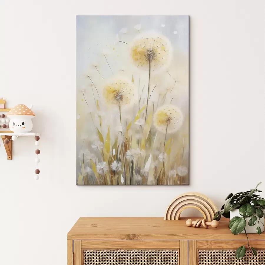 Fototapetai Kiaulpienės, tapybos imitacija s49295