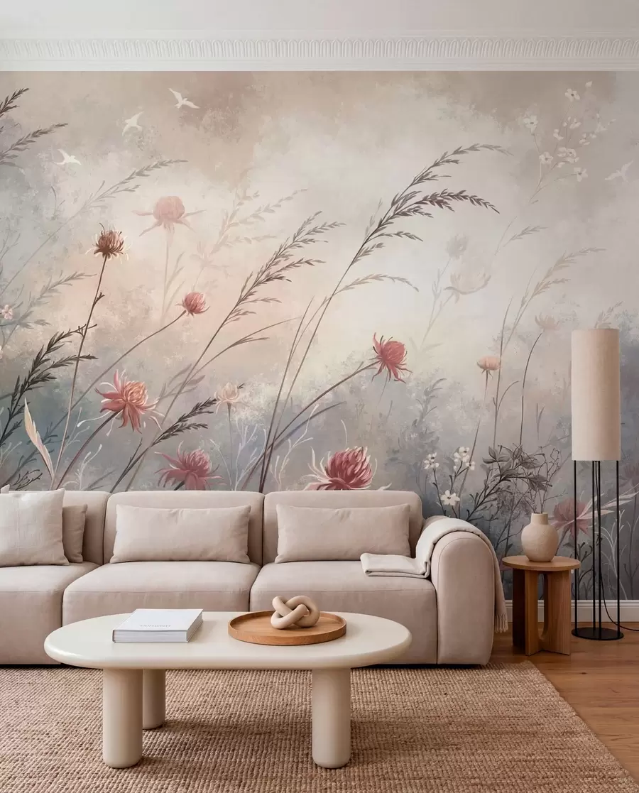 Fototapetai Žydinti pieva w05538