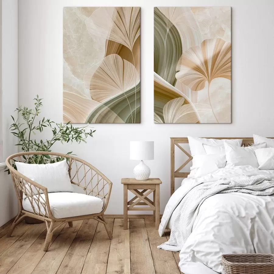 Paveikslėlis Botaninė kompozicija su subtiliais lapais m30467