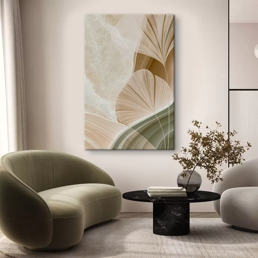 Paveikslėlis Botaninė kompozicija su subtiliais lapais s49348