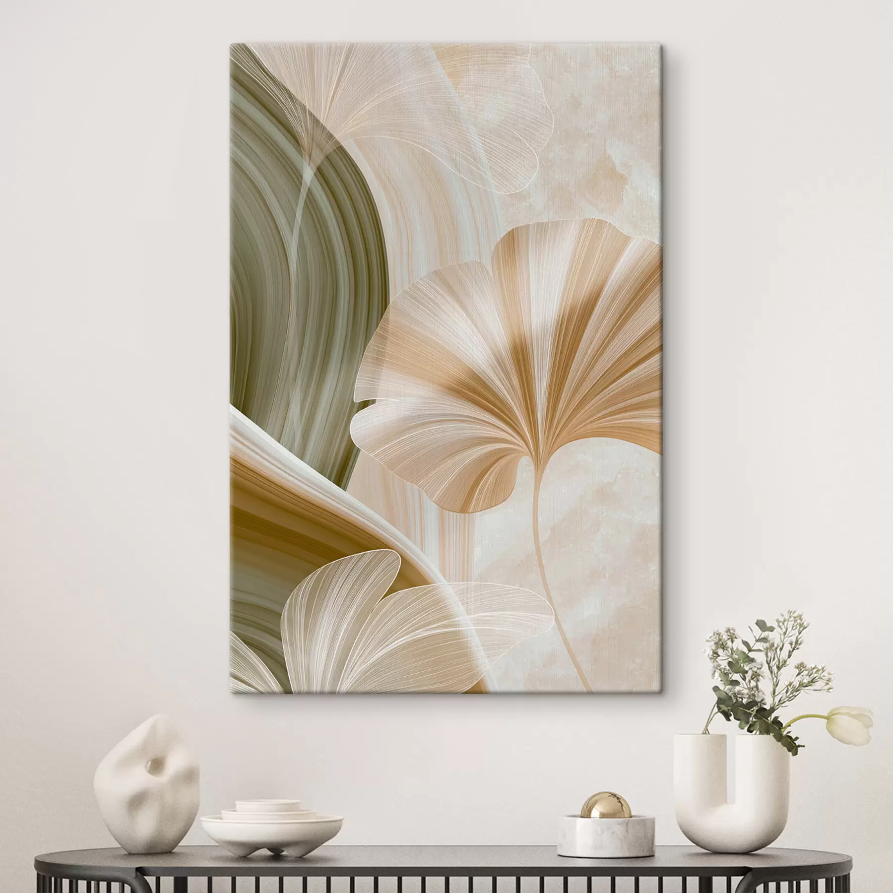 Paveikslėlis Botaninė kompozicija su subtiliais lapais s49349