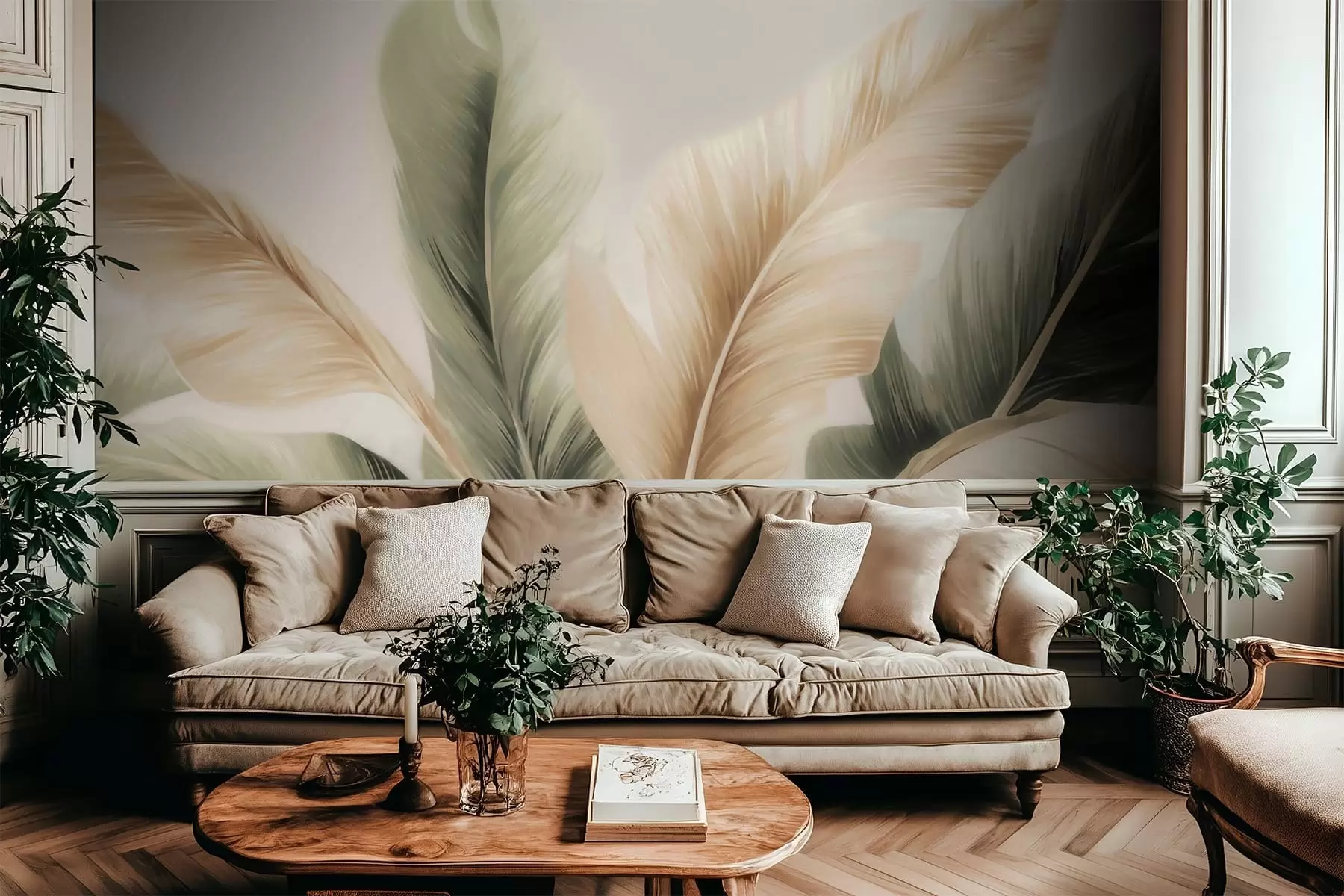Fototapetai Bananų lapai w05648