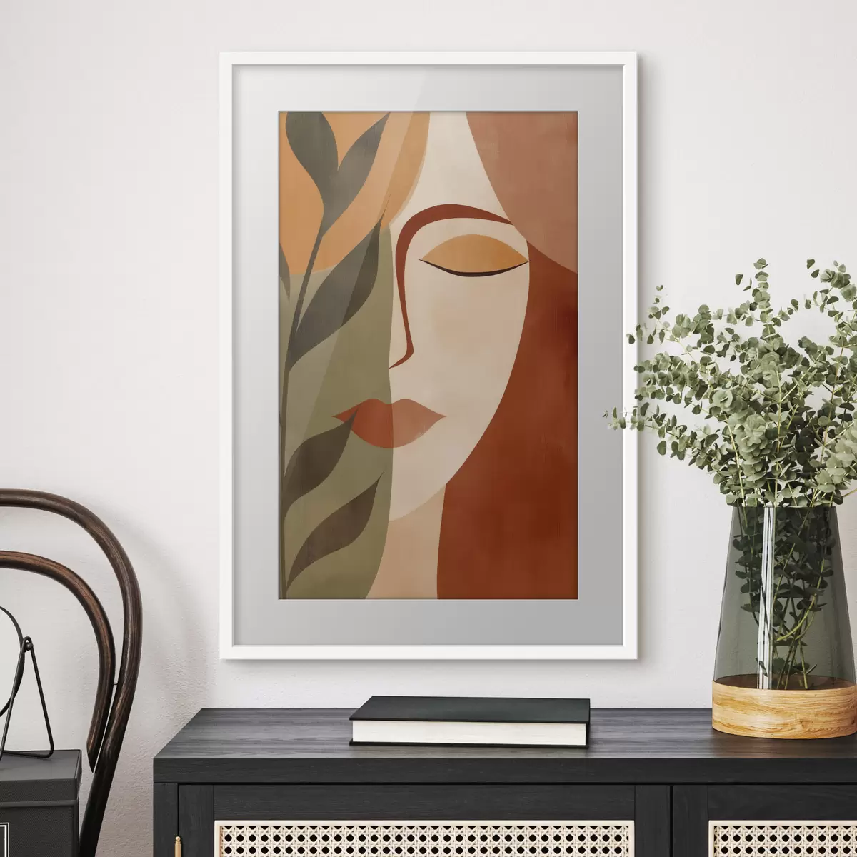 Plakatas Abstraktus portretas f49450