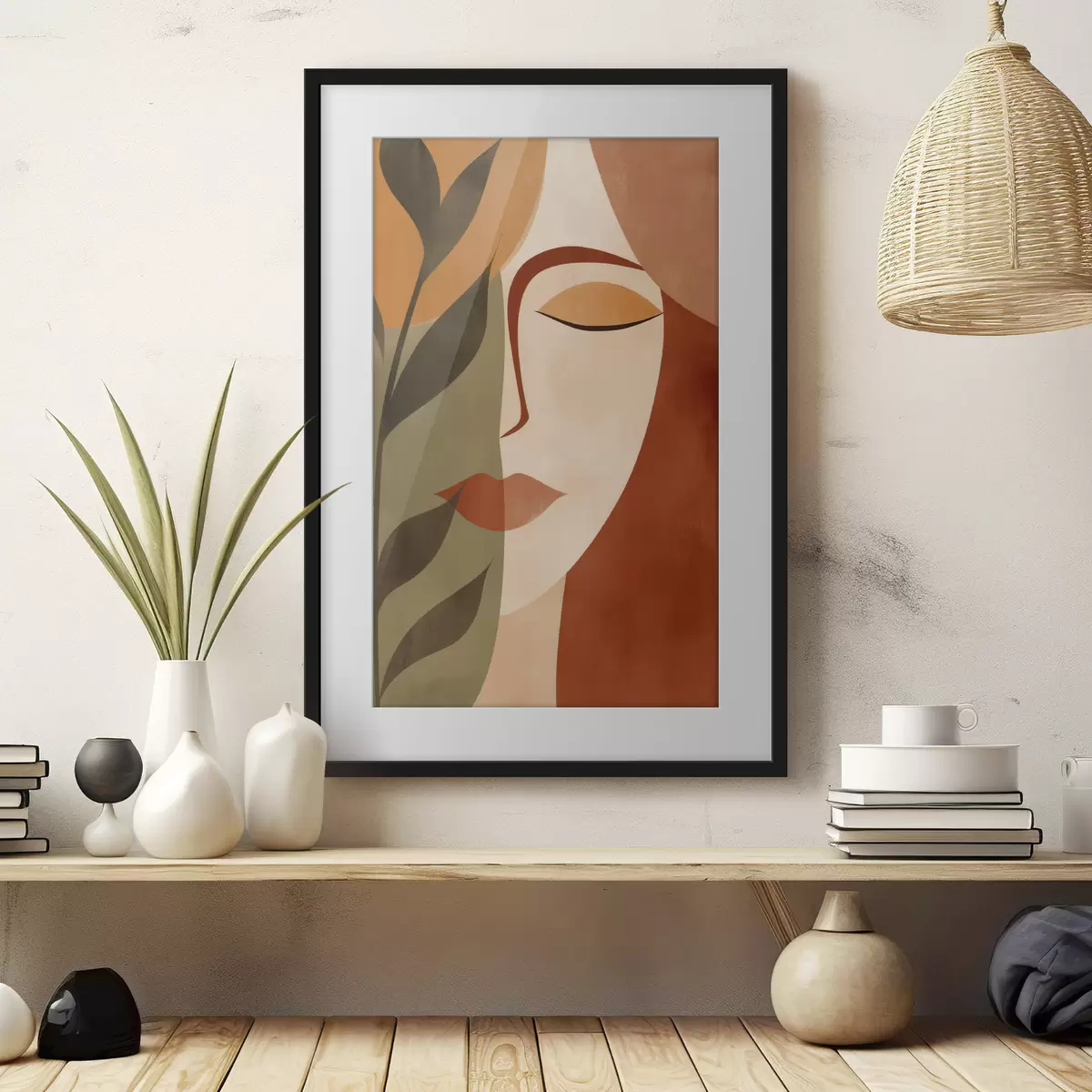 Plakatas Abstraktus portretas f49450