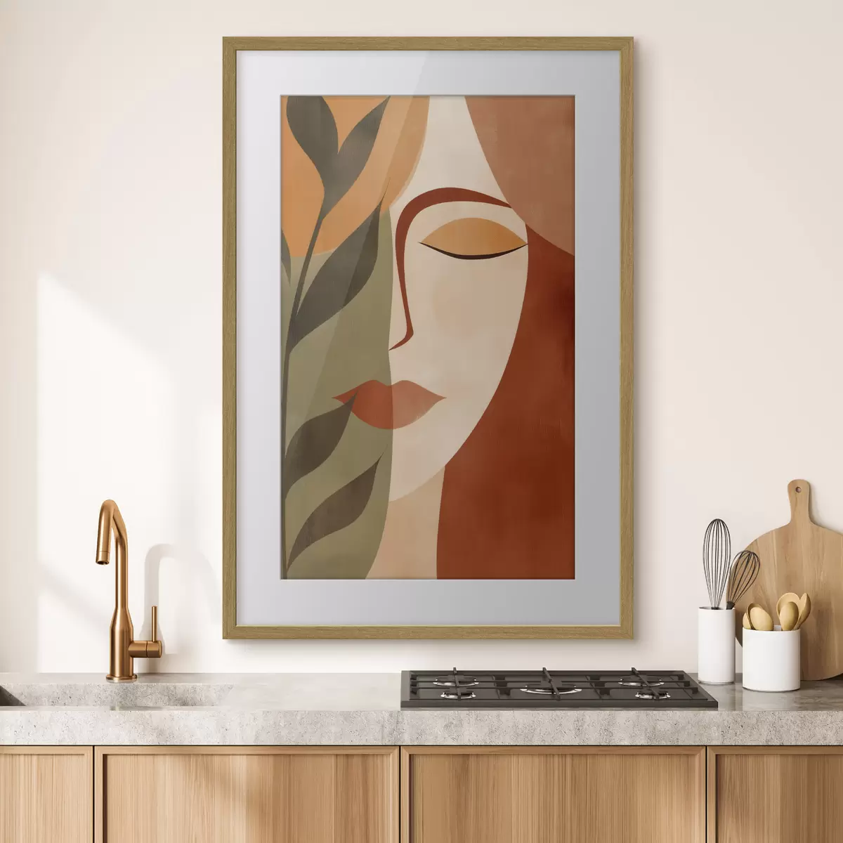 Plakatas Abstraktus portretas f49450