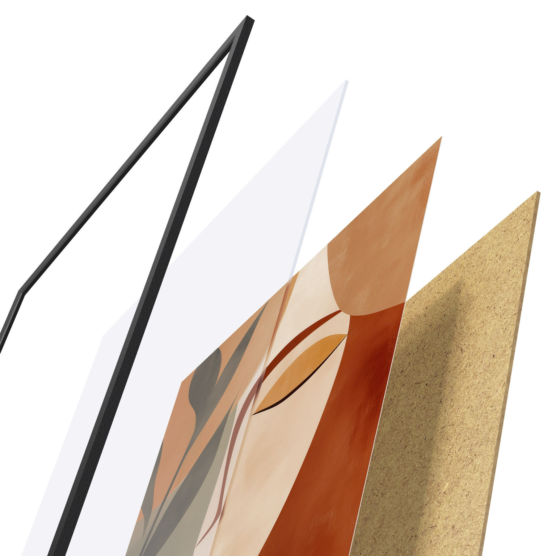Plakatas Abstraktus portretas f49450