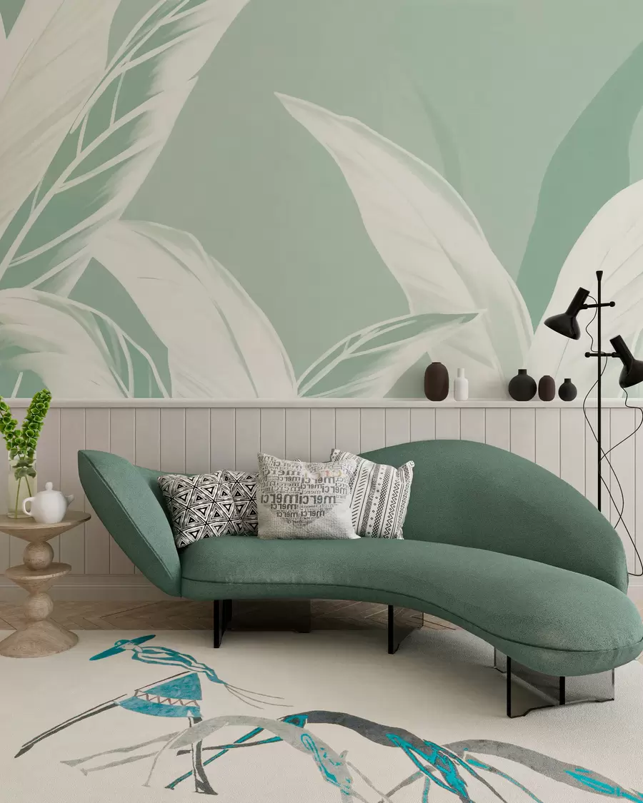 Fototapetai Ilgi bananų lapai w05681