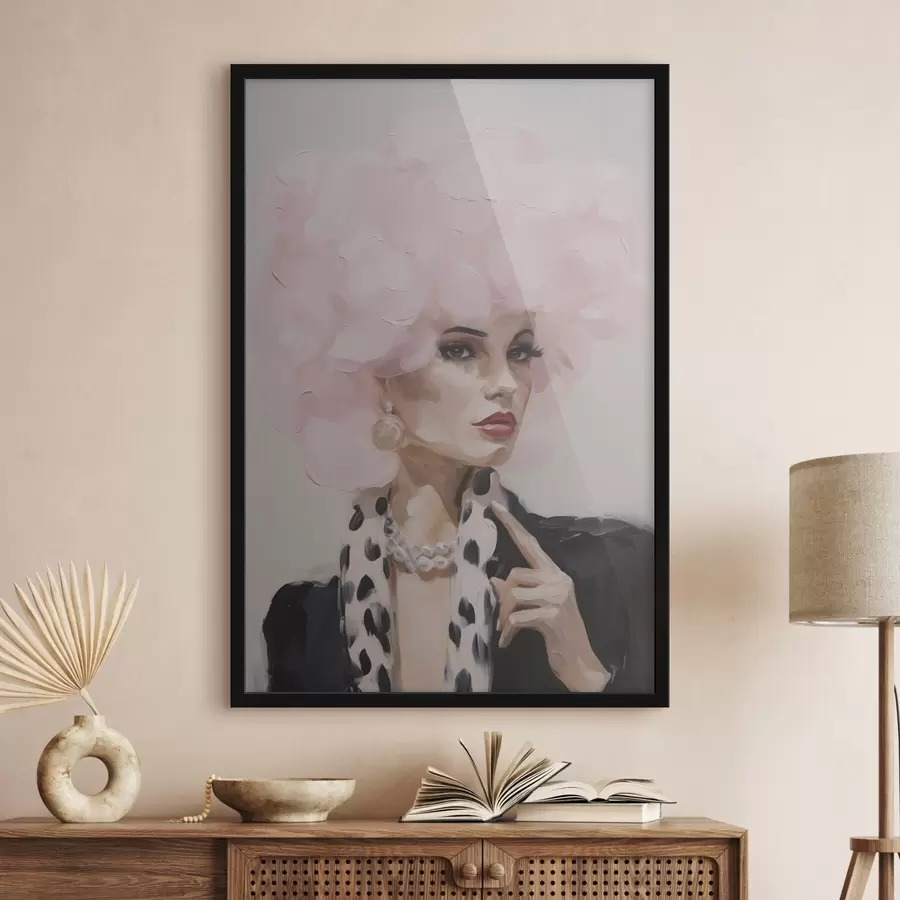 Fototapetai Stilingos moters imituojamas paveikslas f49509