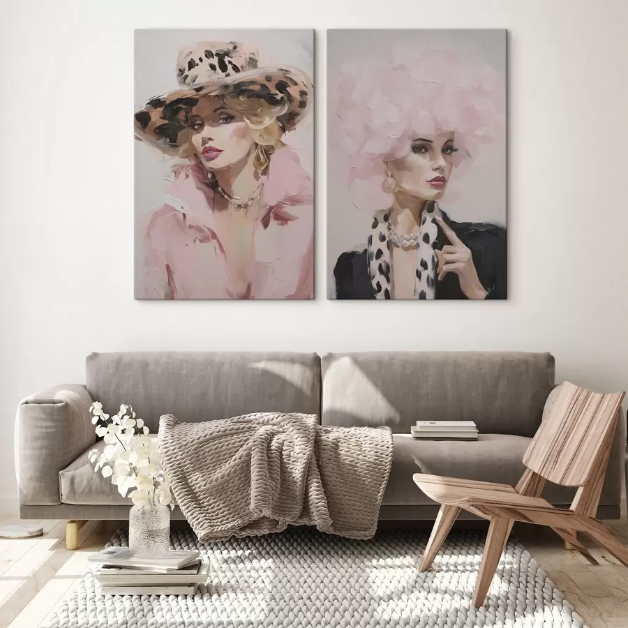 Fototapetai Stilingos moters imituojamas paveikslas m30595