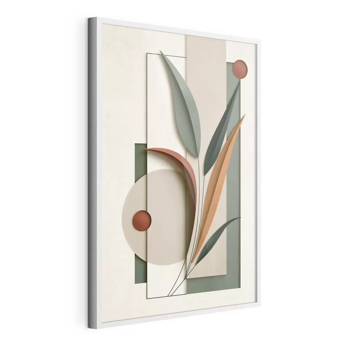 Plakatas Geometrinė botaninė kompozicija f49417