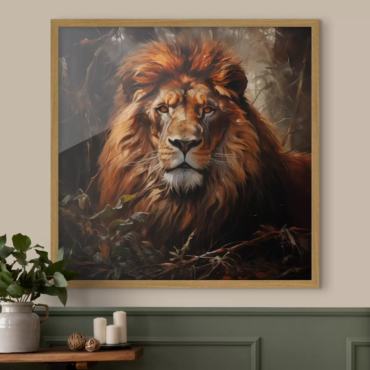 Plakatas Lion f49665