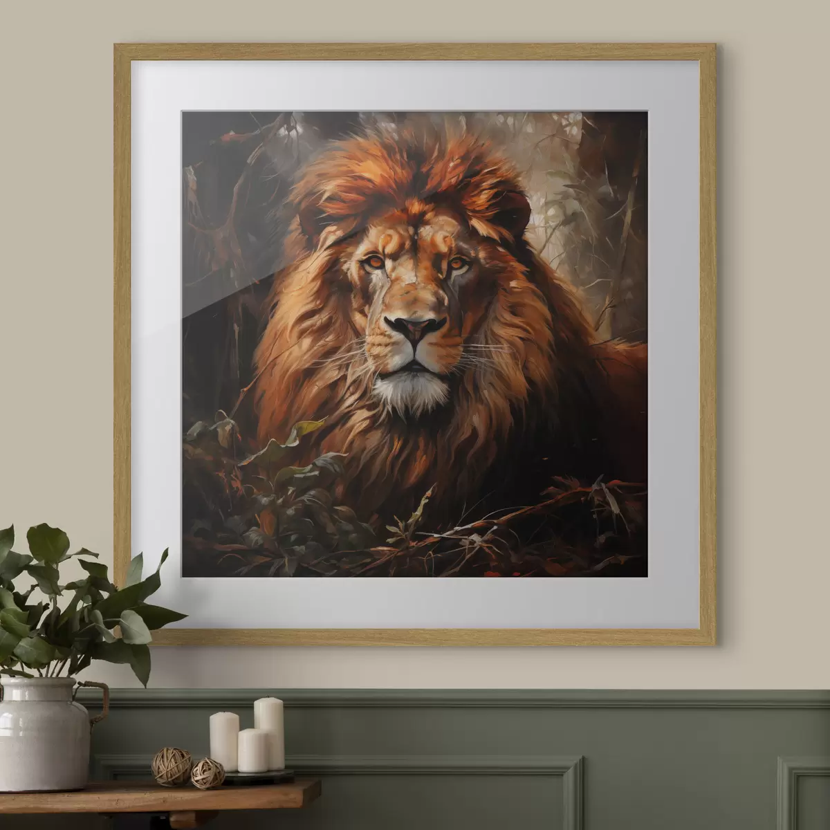 Plakatas Lion f49665