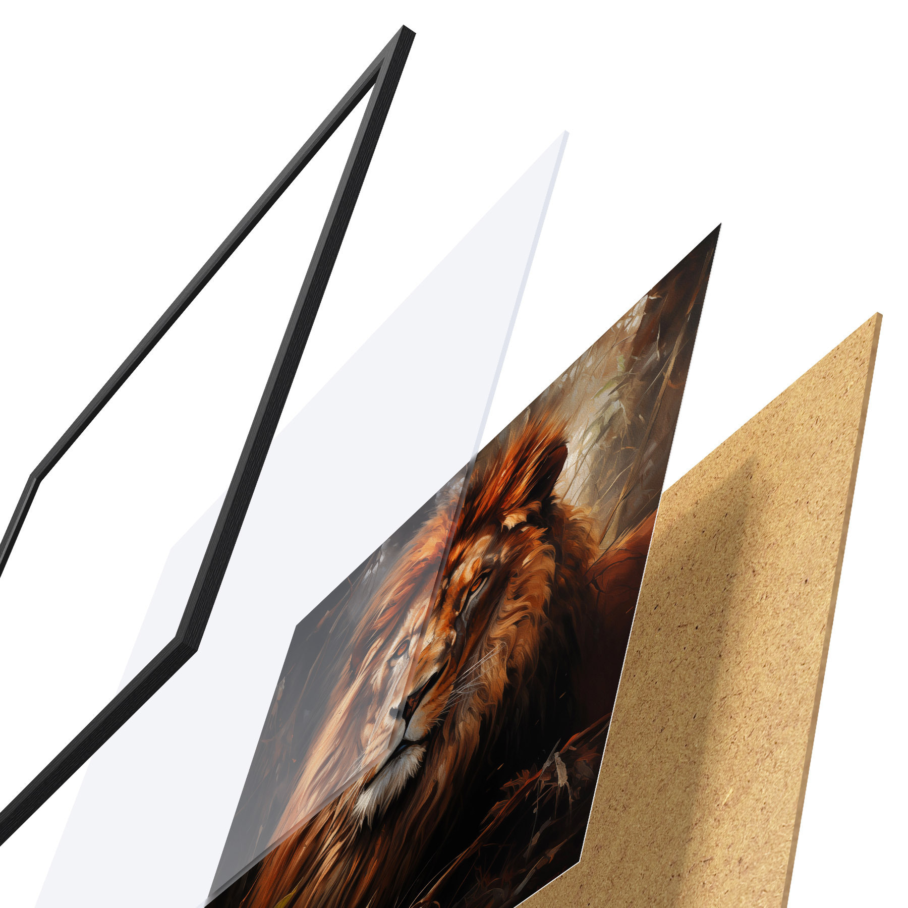 Plakatas Lion f49665
