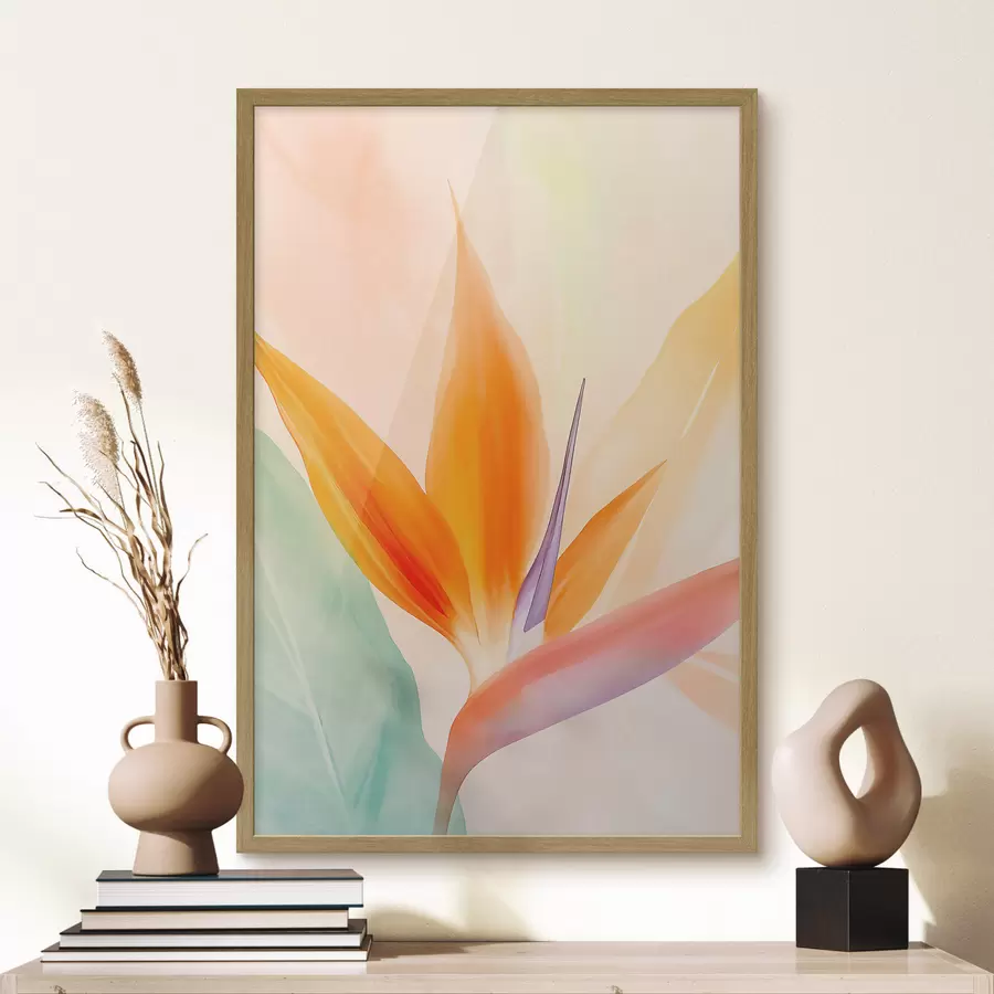 Fototapetai Tropinė strelitcijos gėlė f49379