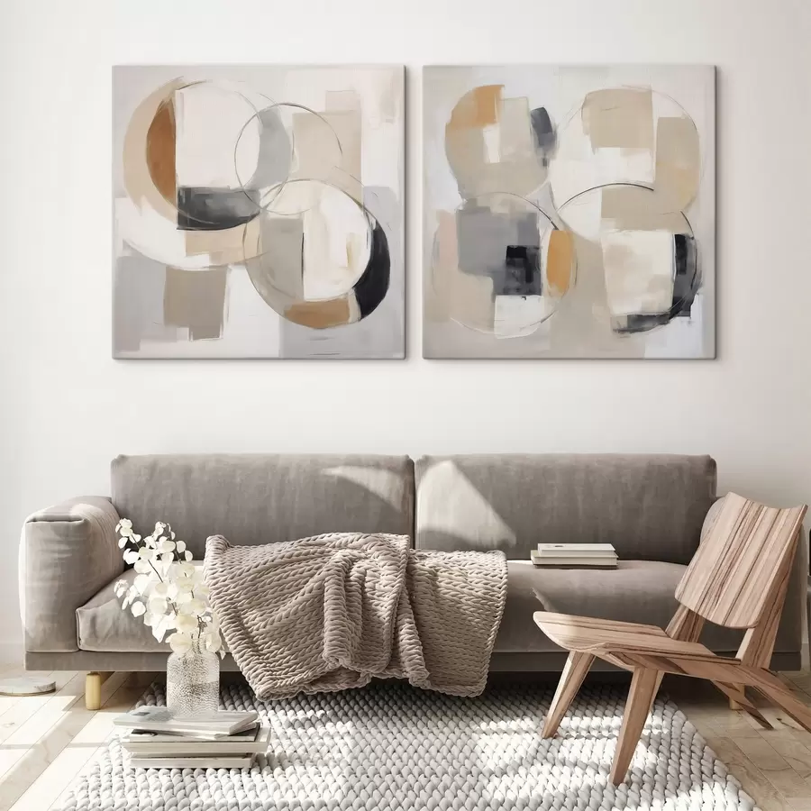 Fototapetai Šiuolaikinės abstrakcijos tapybos imitacija m30666