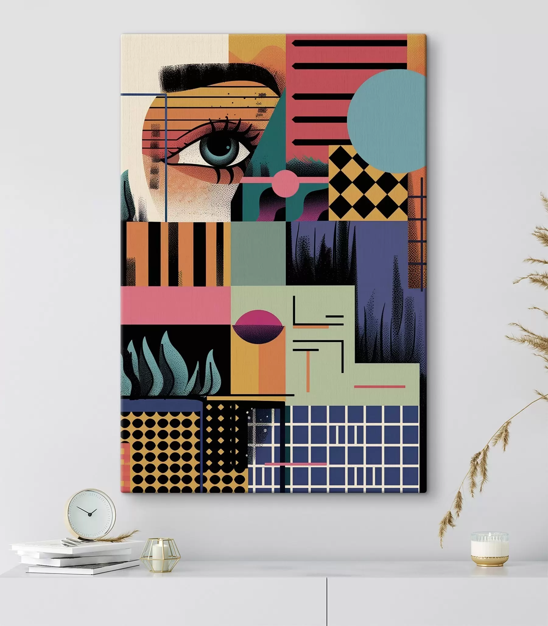 Paveikslėlis Geometrinė abstrakcija, popartas s49739
