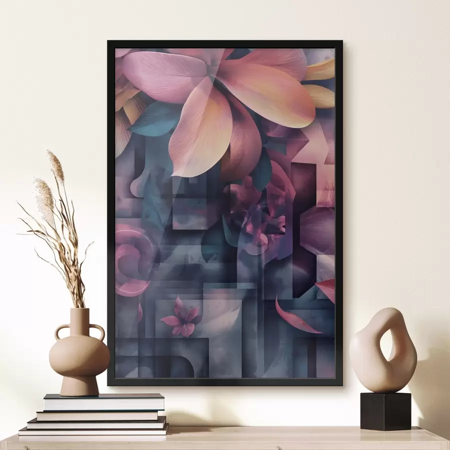 Fototapetai Violetinės tropinės gėlės f49730