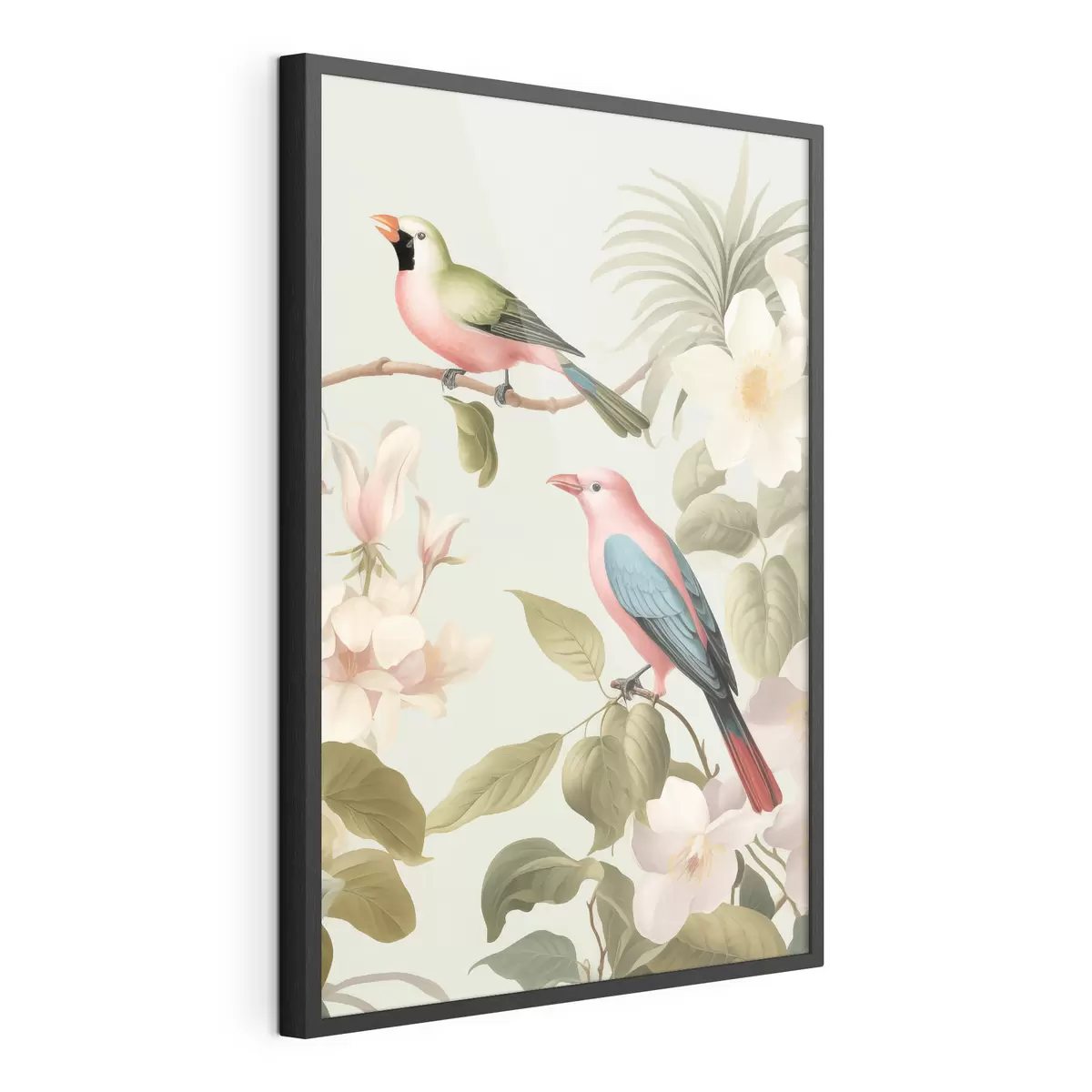 Plakatas Kolibris žydinčiame sode f49733