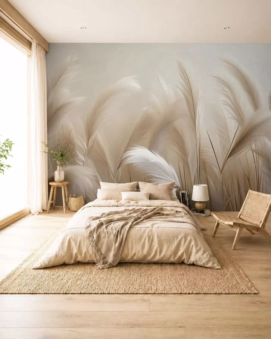 Fototapetai Pampų žolė w05716