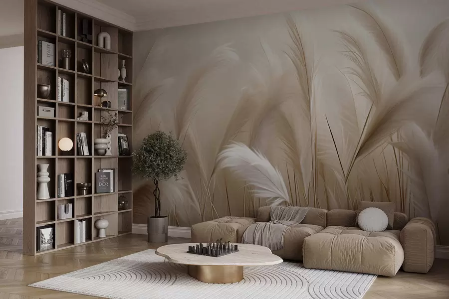 Fototapetai Pampų žolė w05716