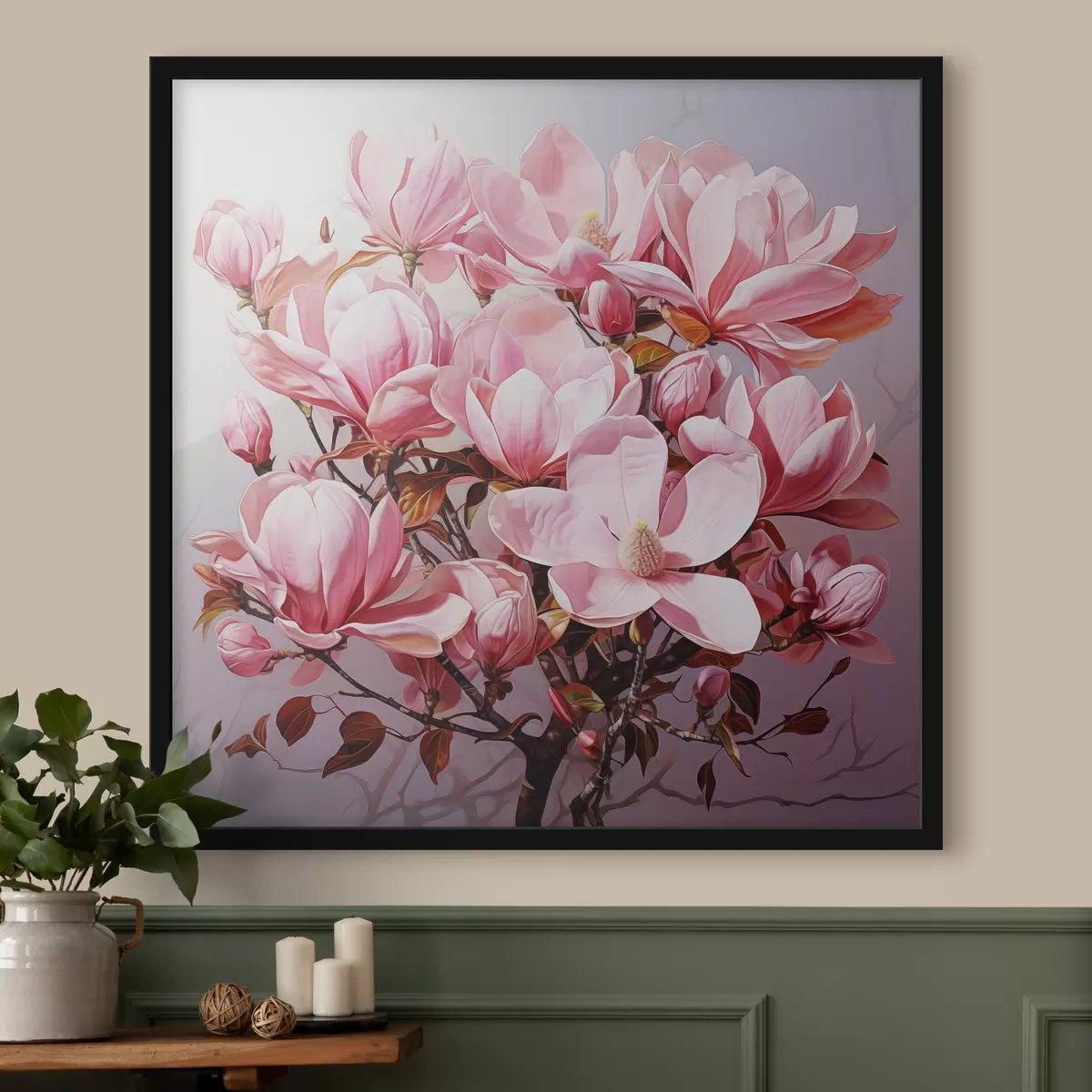 Plakatas Magnolijos žydėjimas f49849