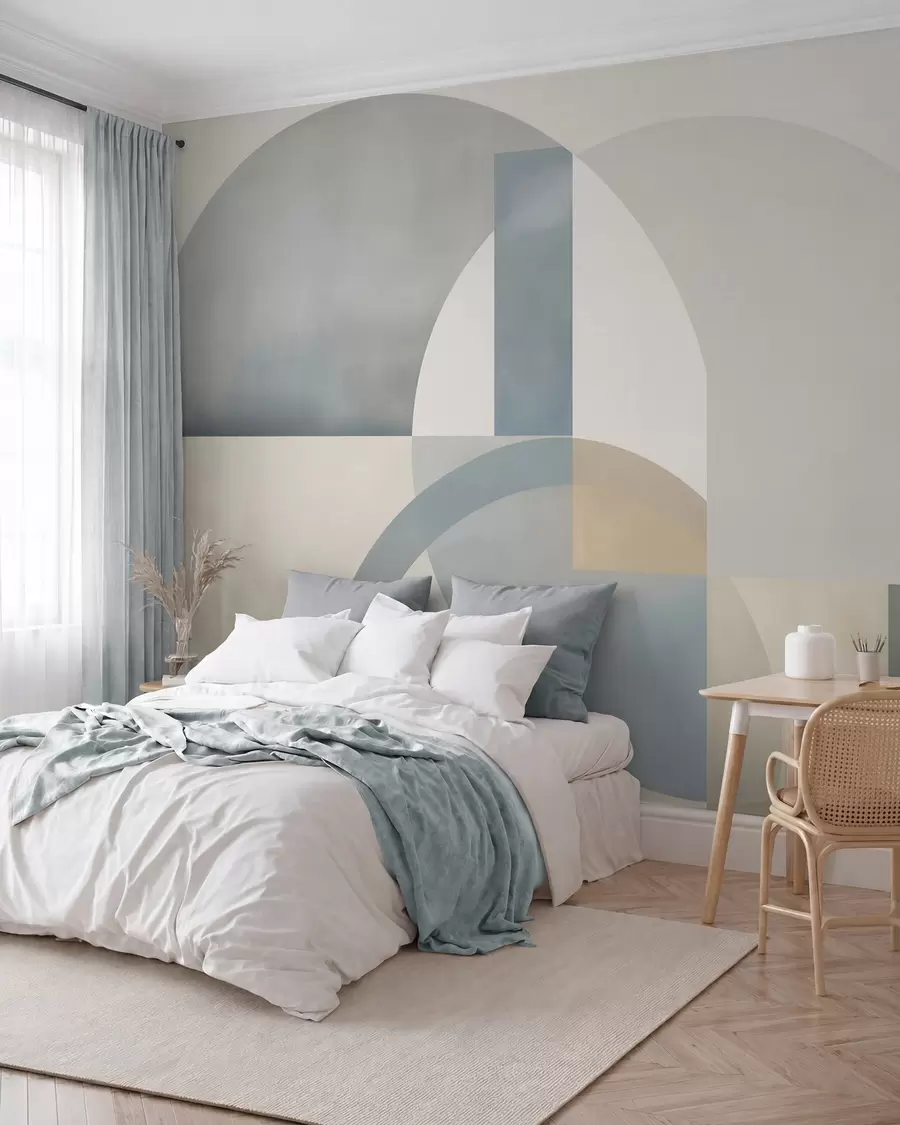 Fototapetai Geometrinė abstrakcija su tekstūros imitacija w05778