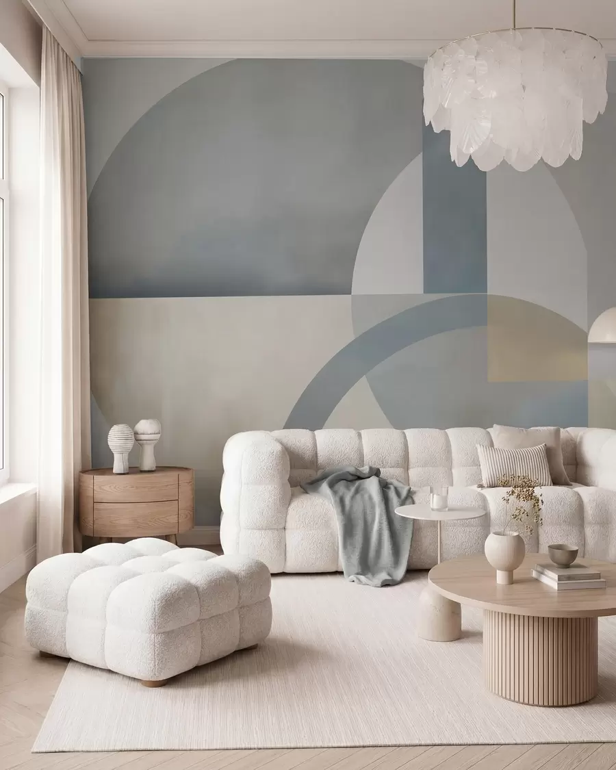 Fototapetai Geometrinė abstrakcija su tekstūros imitacija w05778