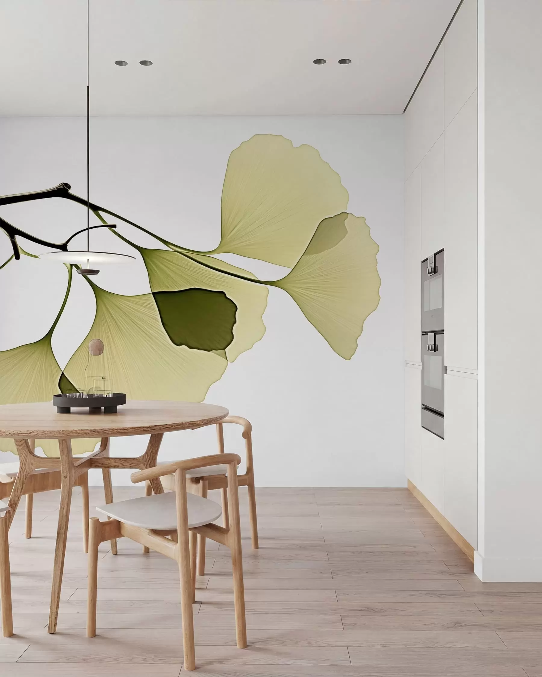 Fototapetai Ginkgo vėduoklinių lapų w09968