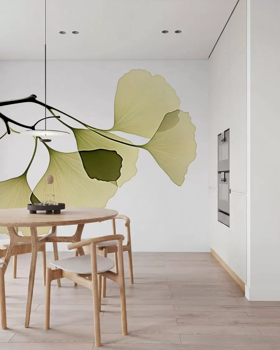 Fototapetai Ginkgo vėduoklinių lapų w09968