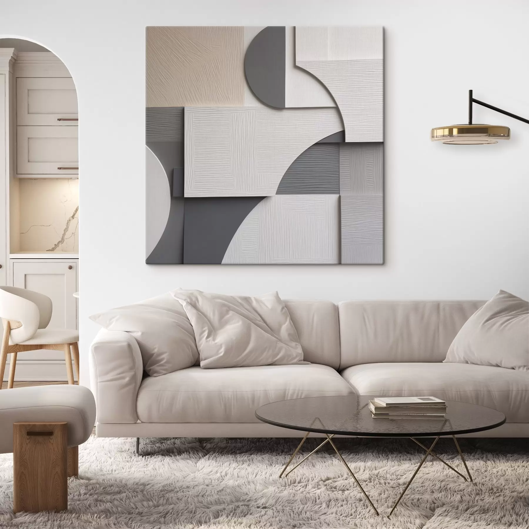 Paveikslėlis Geometrinė abstrakcija, plokščioji iliustracija s49906