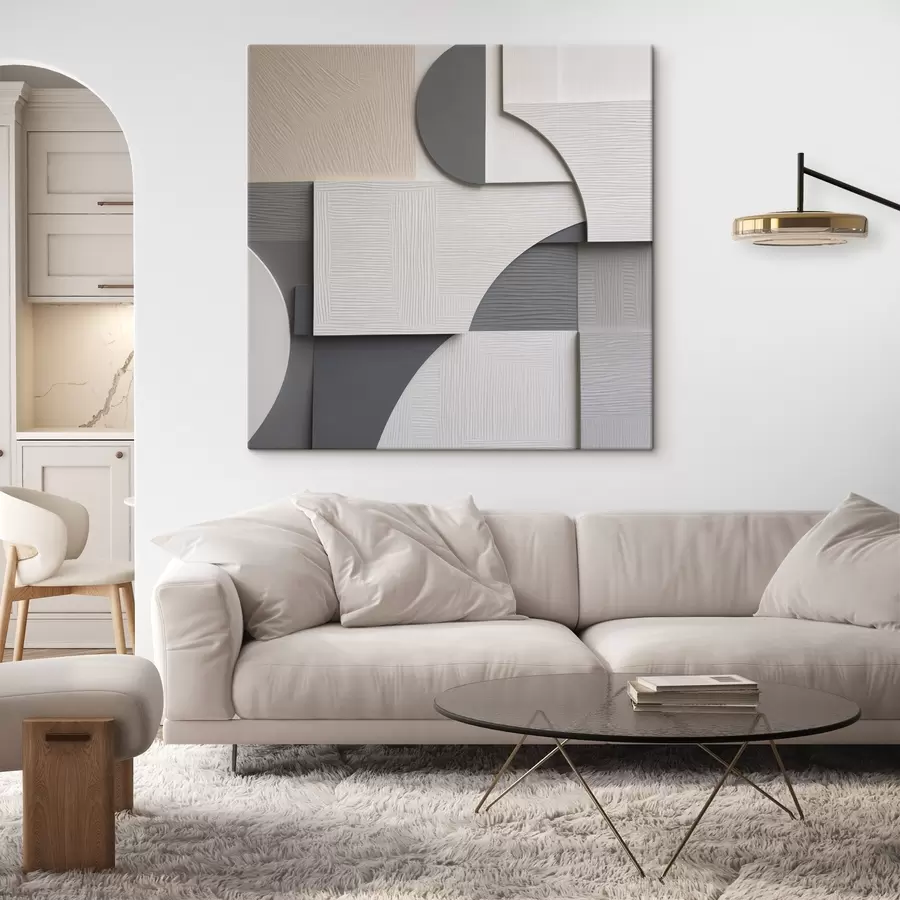 Paveikslėlis Geometrinė abstrakcija, plokščioji iliustracija s49906