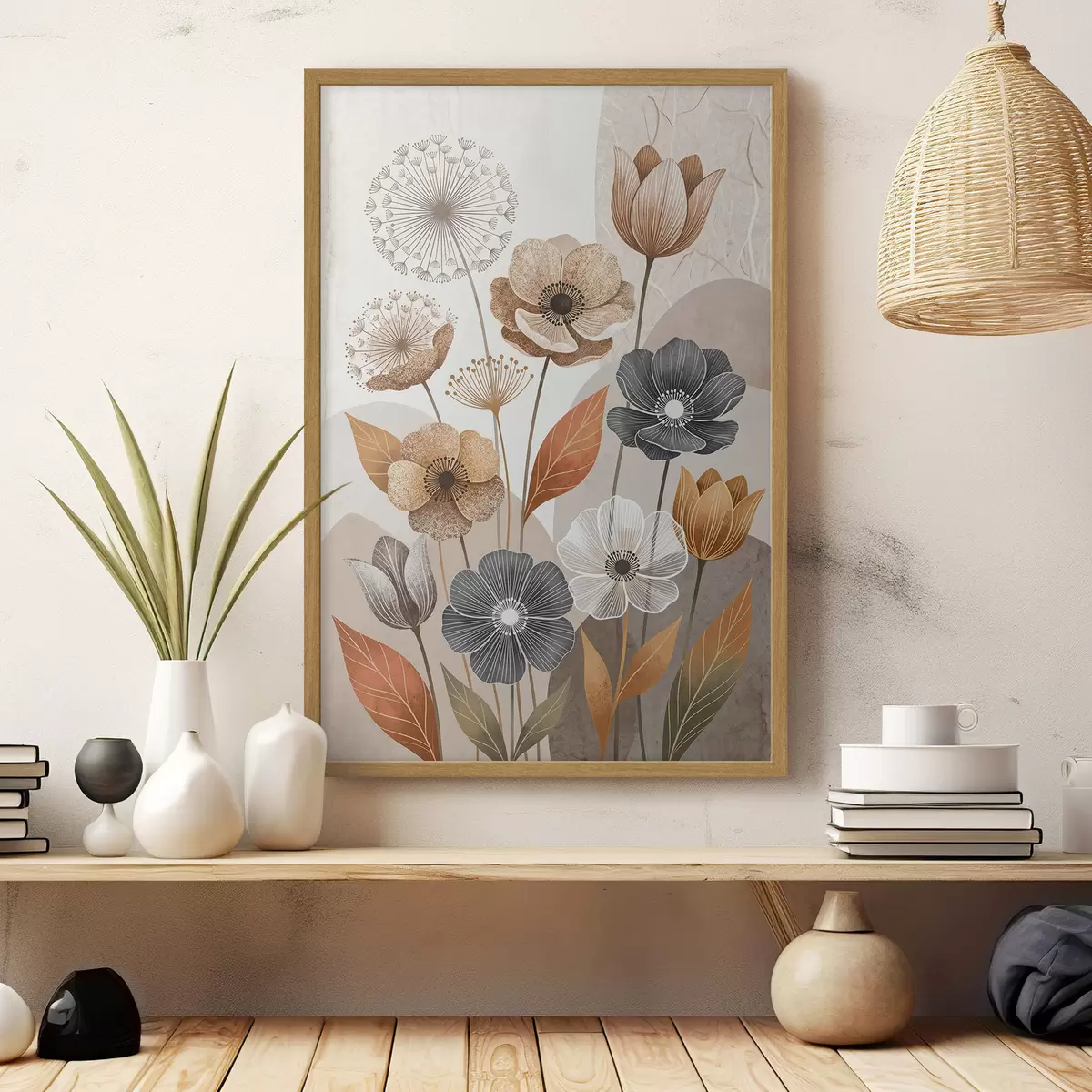 Plakatas Laukinės gėlės f49856