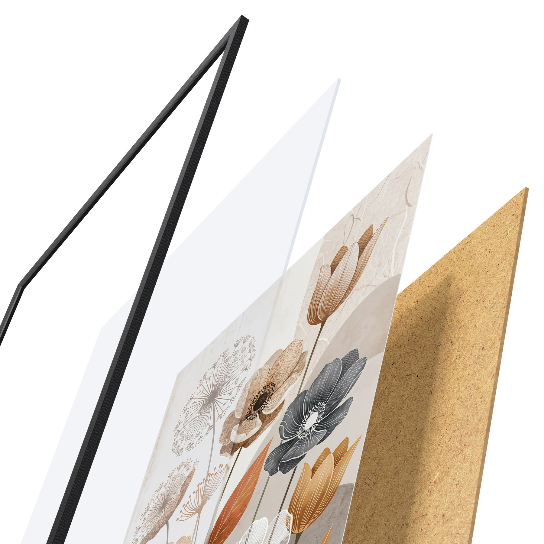 Plakatas Laukinės gėlės f49856