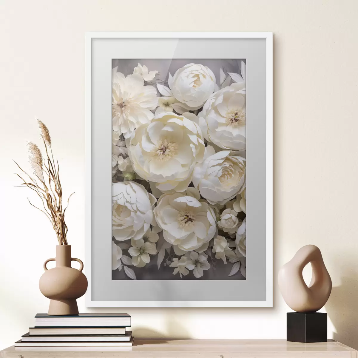 Plakatas Baltieji bijūnai f50034