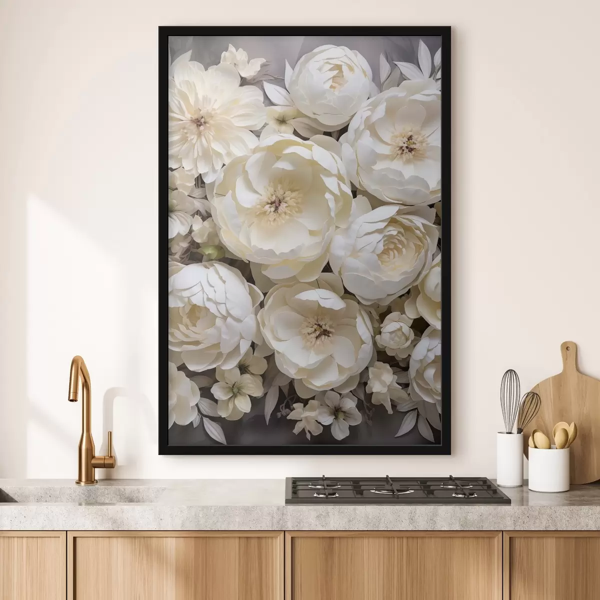 Plakatas Baltieji bijūnai f50034