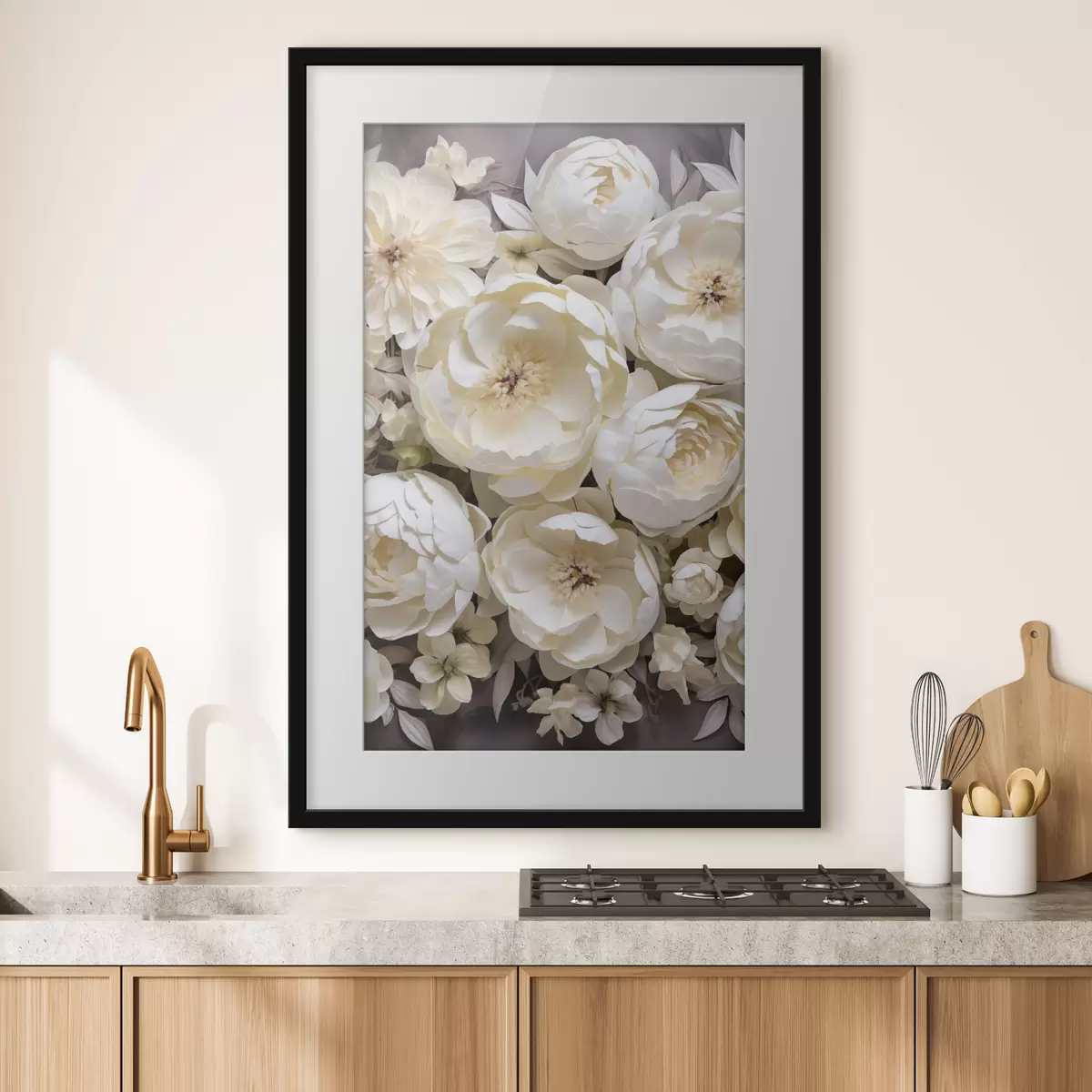 Plakatas Baltieji bijūnai f50034