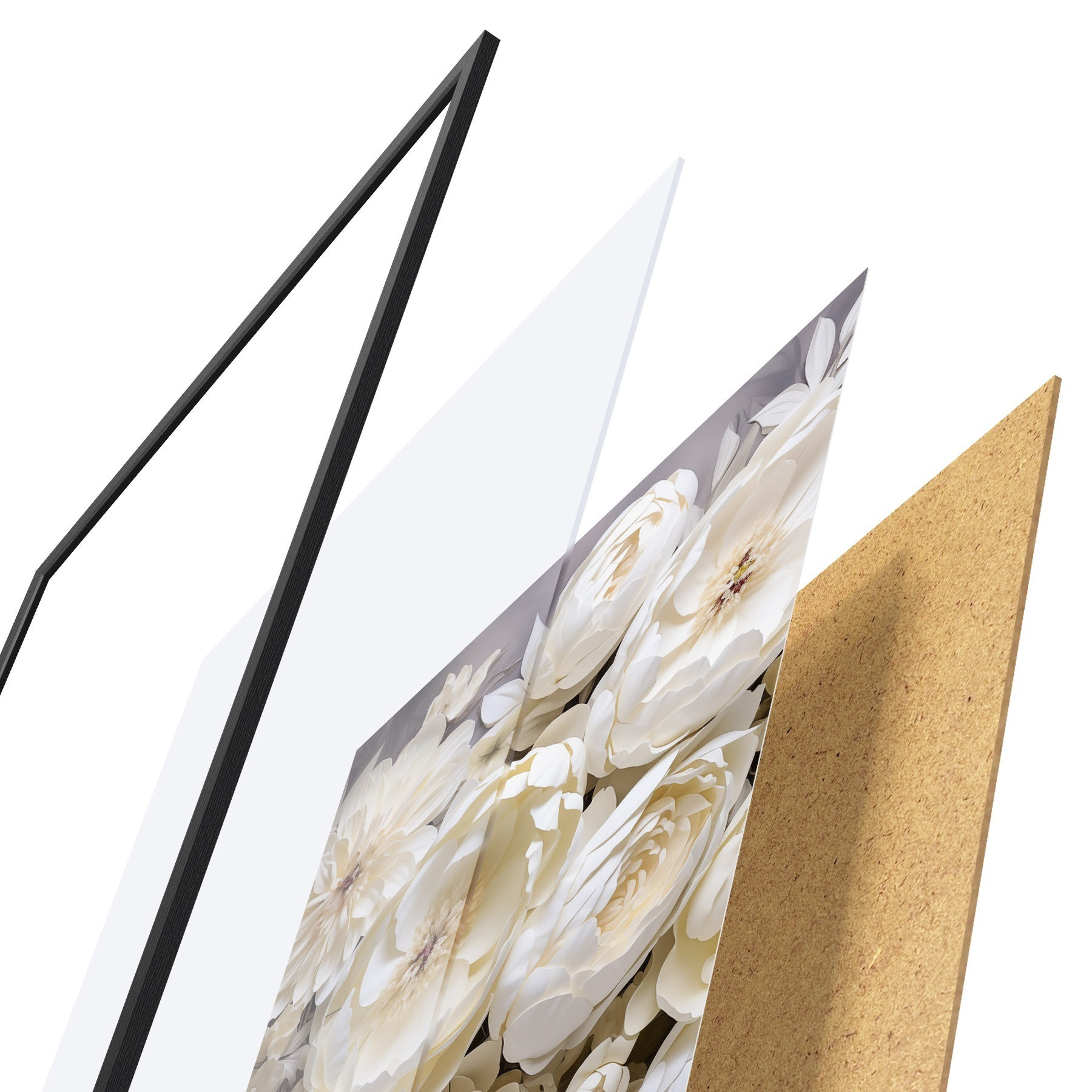Plakatas Baltieji bijūnai f50034
