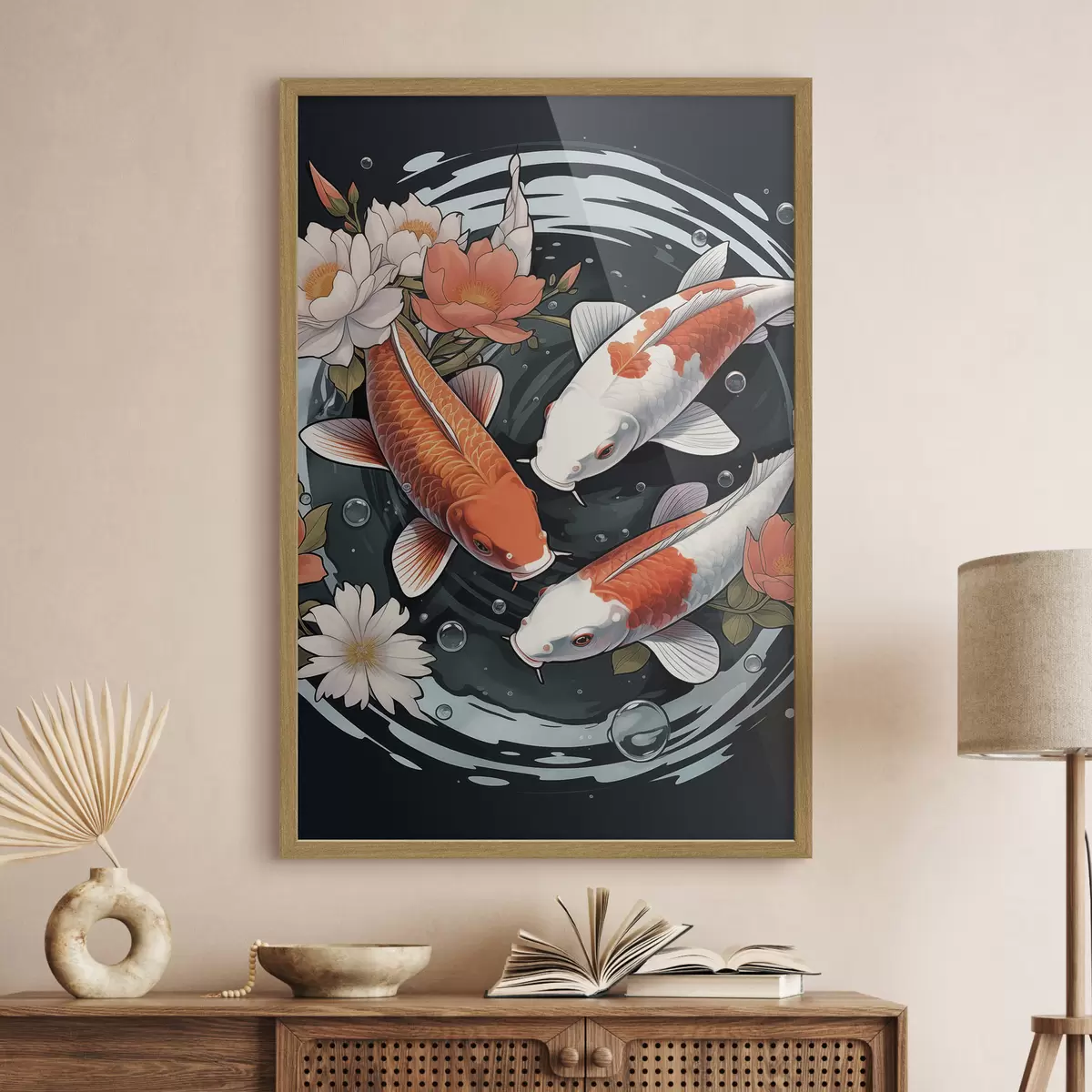 Plakatas Koi karpiai f50035