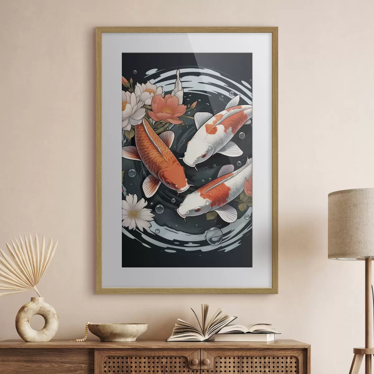 Plakatas Koi karpiai f50035