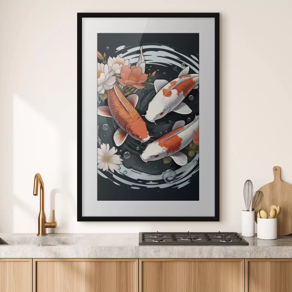 Plakatas Koi karpiai f50035