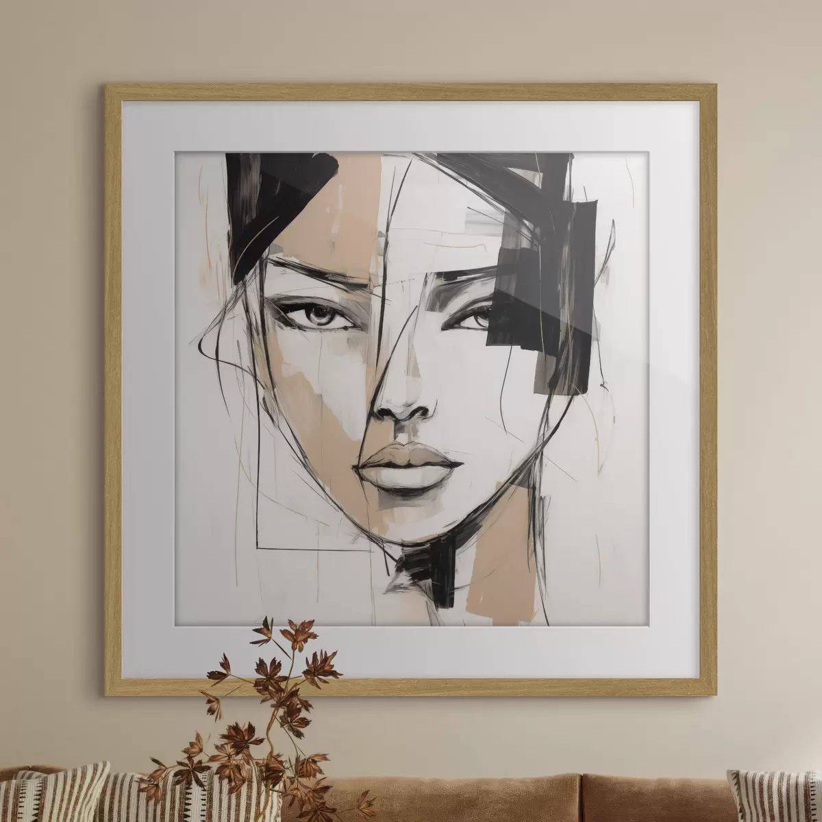Plakatas Abstraktus portretas f50049