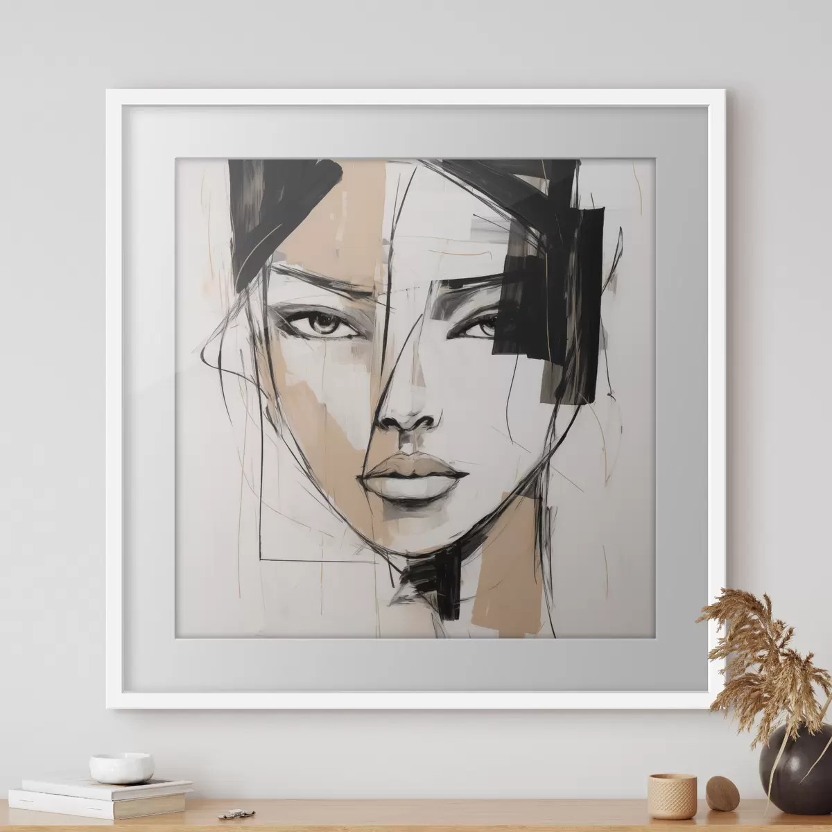 Plakatas Abstraktus portretas f50049