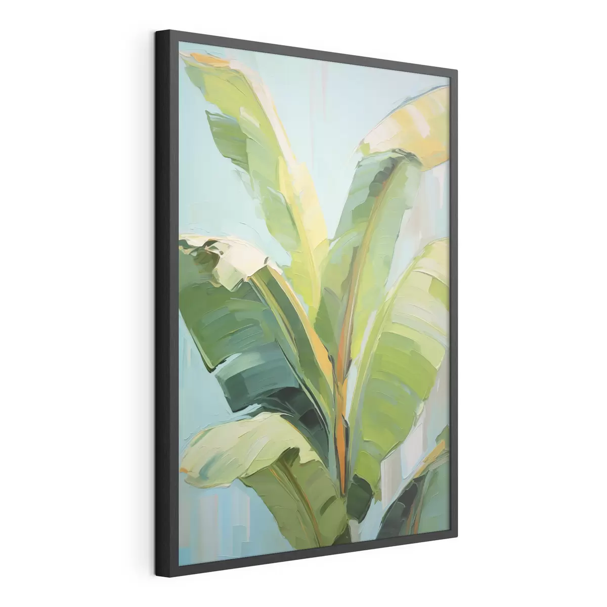Plakatas Bananų palmių lapai, imituojantis paveikslas f50069