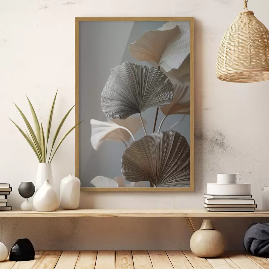 Fototapetai Dekatyviniai vėduoklės formos lapai f49971