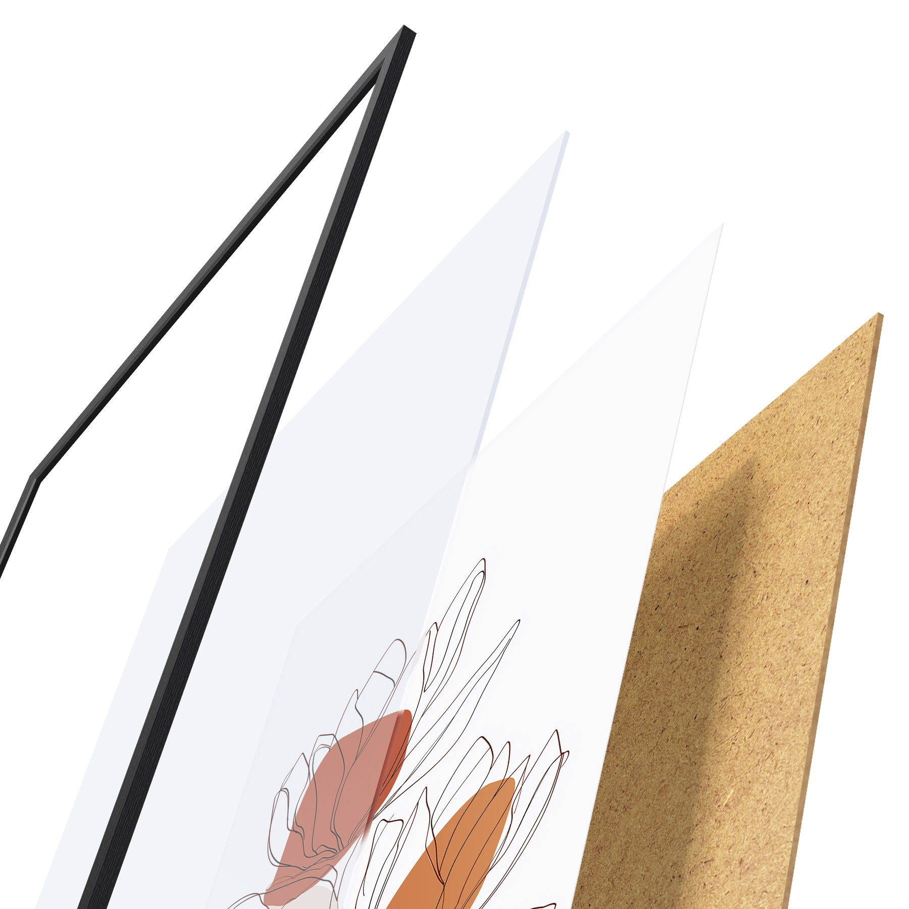 Plakatas Botaninė mozaika f50112