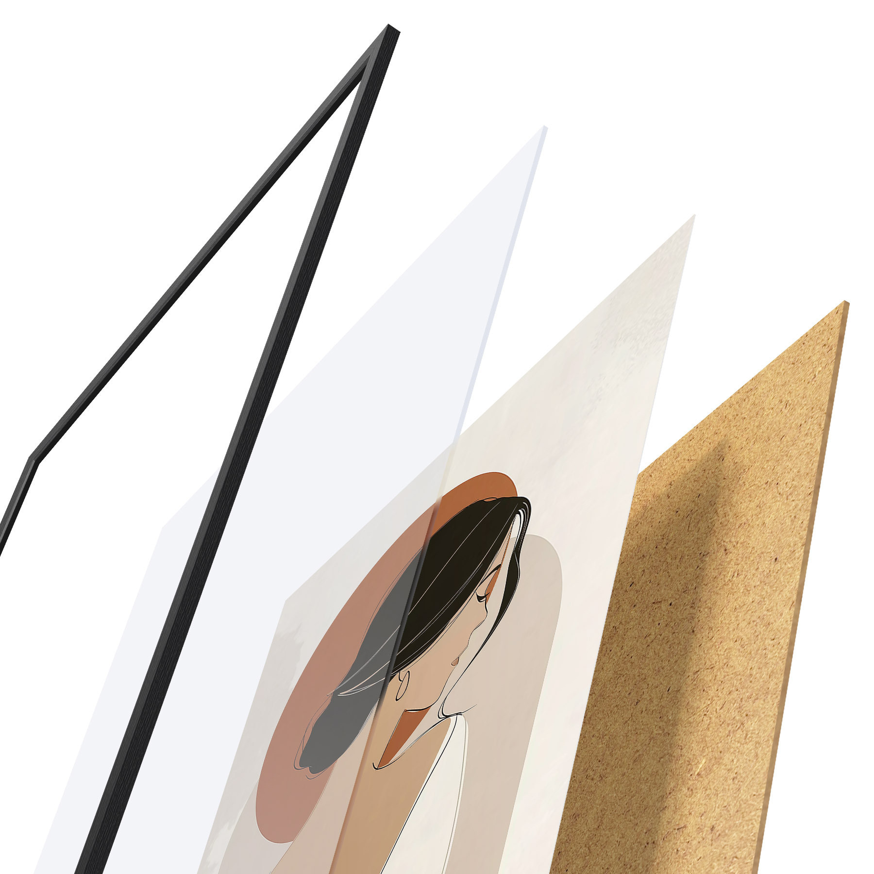 Plakatas Švelnus profilis f50121