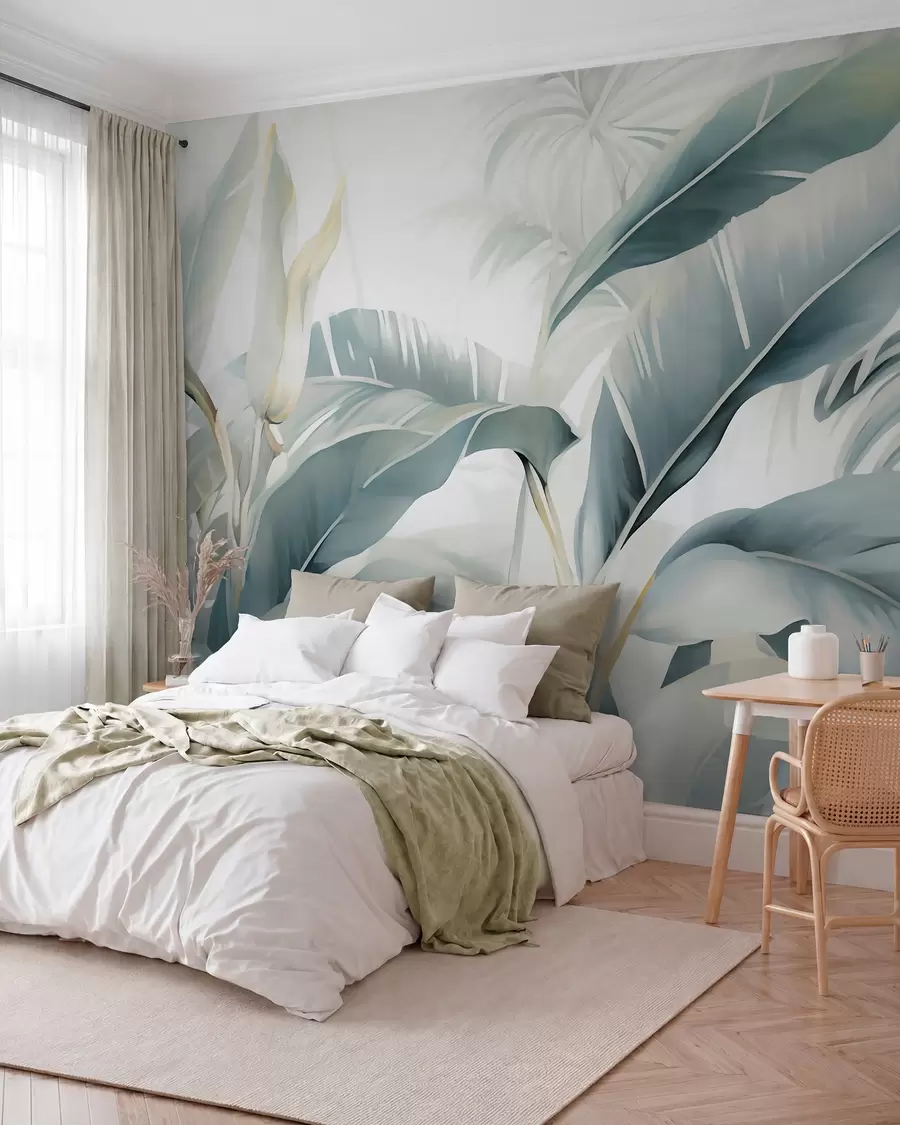 Fototapetai Ilgi bananų lapai w05775