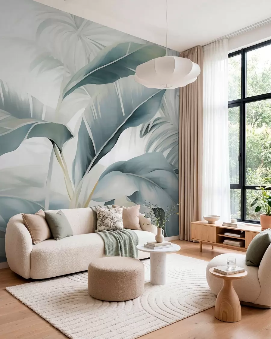 Fototapetai Ilgi bananų lapai w05775